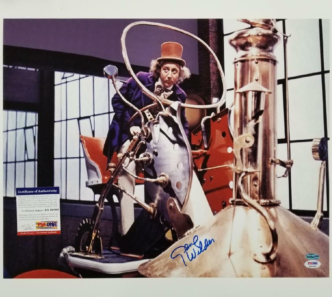 Gene Wilder signed 16x20 Photo Poster painting #2 Willy Wonka Autograph (B) ~ PSA/DNA COA