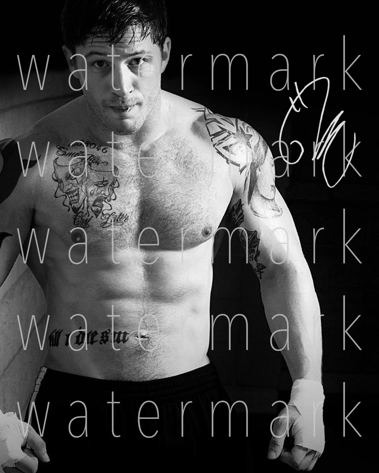 Warrior Tom Hardy signed 8x10 inch print Photo Poster painting picture poster art autograph RP