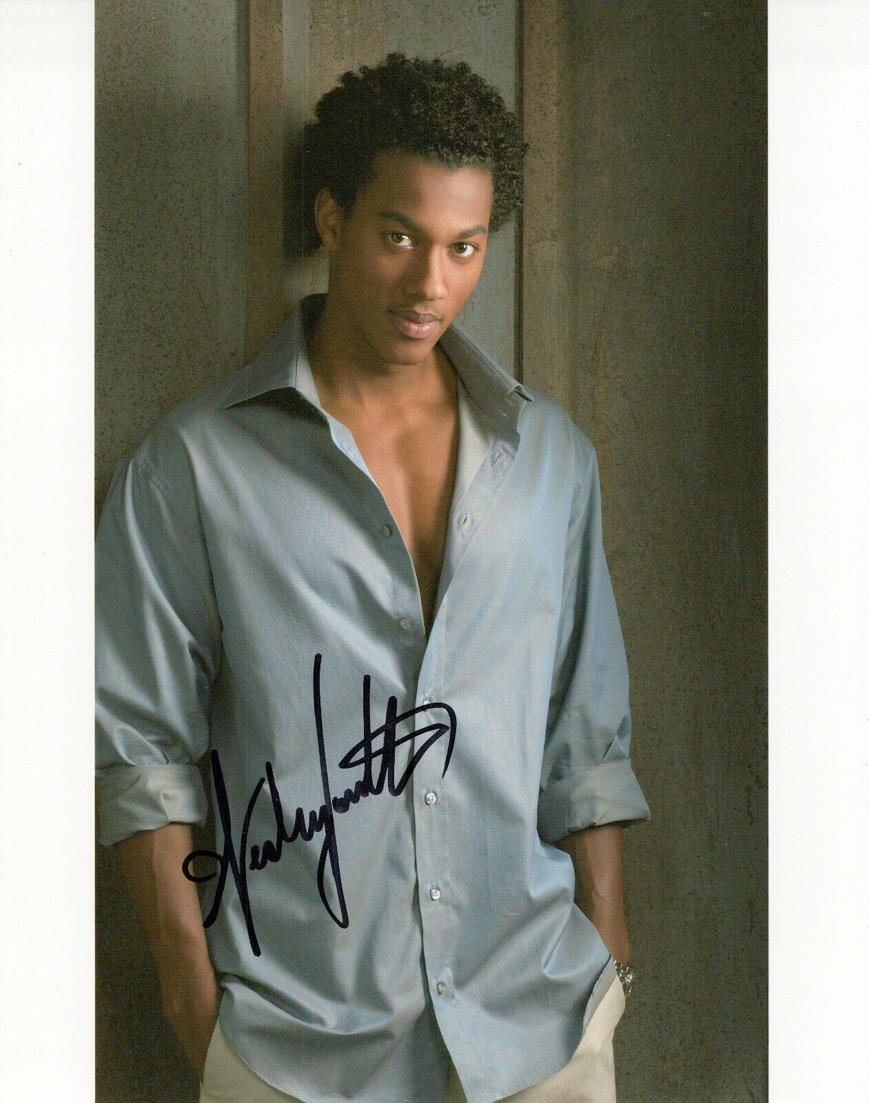 Wesley Jonathan head shot autographed Photo Poster painting signed 8x10 #12