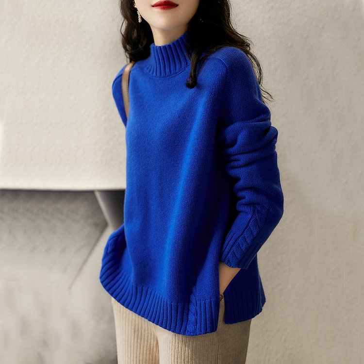 Shift Wool Long Sleeve Casual Sweater