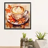 uk.everydayedeals Paint By Number - Oil Painting - Autumn Coffee(20*20cm)