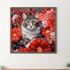 Diamond Painting -DIY Round Drill Cat(40x40cm)