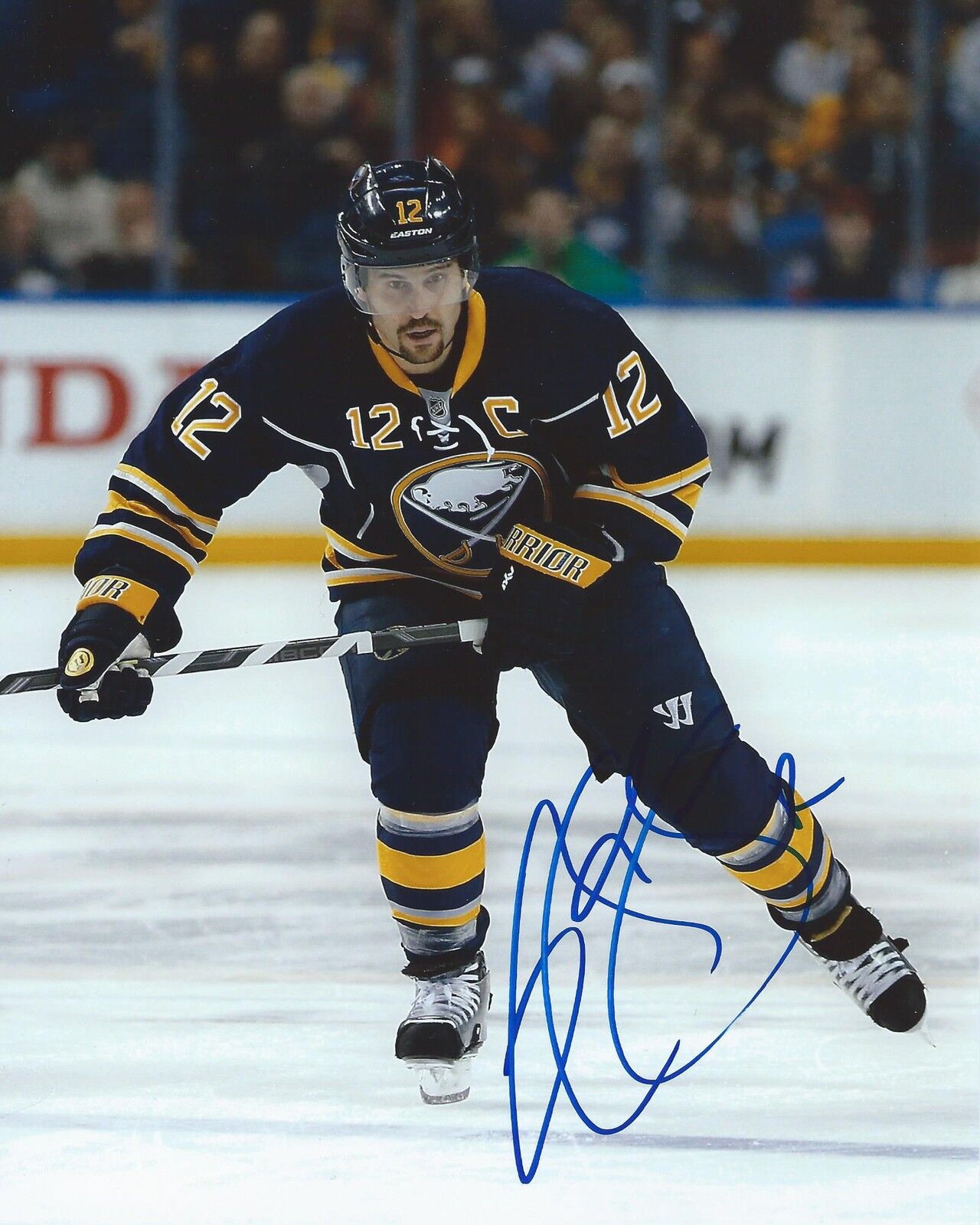 Brian Gionta Signed 8x10 Photo Poster painting Buffalo Sabres Autographed COA