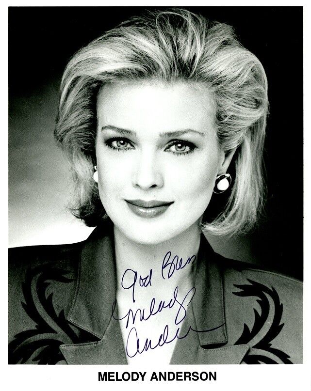 MELODY ANDERSON Signed Photo Poster painting