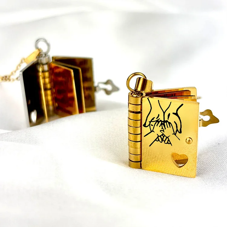 For Daughter - My Beautiful Daughter Book Necklace