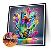 Diamond Painting-DIY Full Round Drill Colorful Butterfly