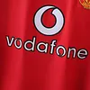 2002-2003 Retro Long Sleeve Manchester United Home Football Shirt 1:1 Thai Quality