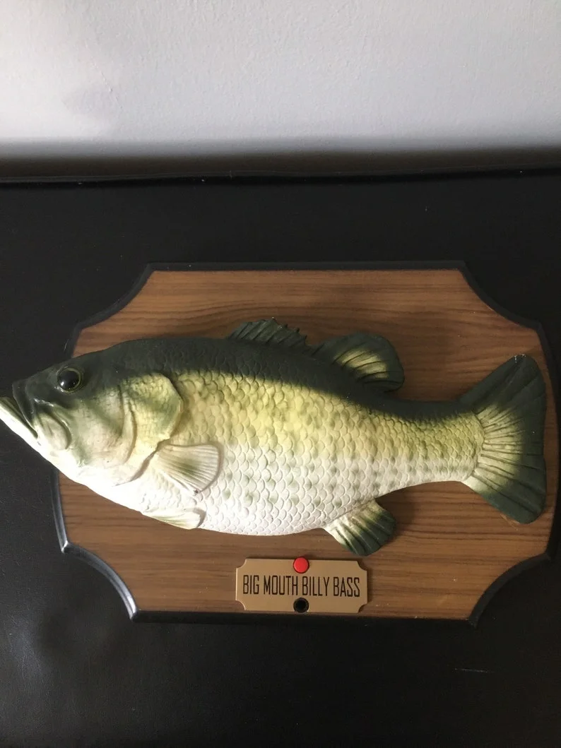 Framed Big Mouth Billy Bass Motion Sensor Singing Fish