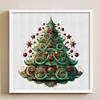Christmas Tree - 11CT Stamped Cross Stitch 50*50cm/19.69*19.69in