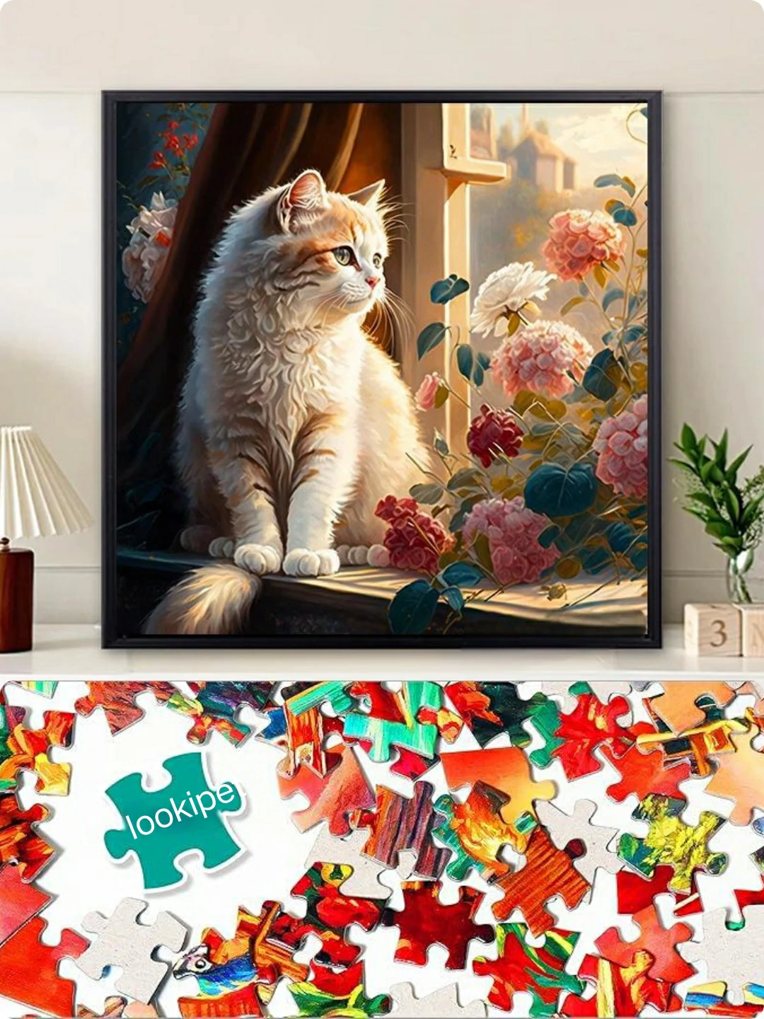 Cat on the Windowsill Jigsaw Puzzle