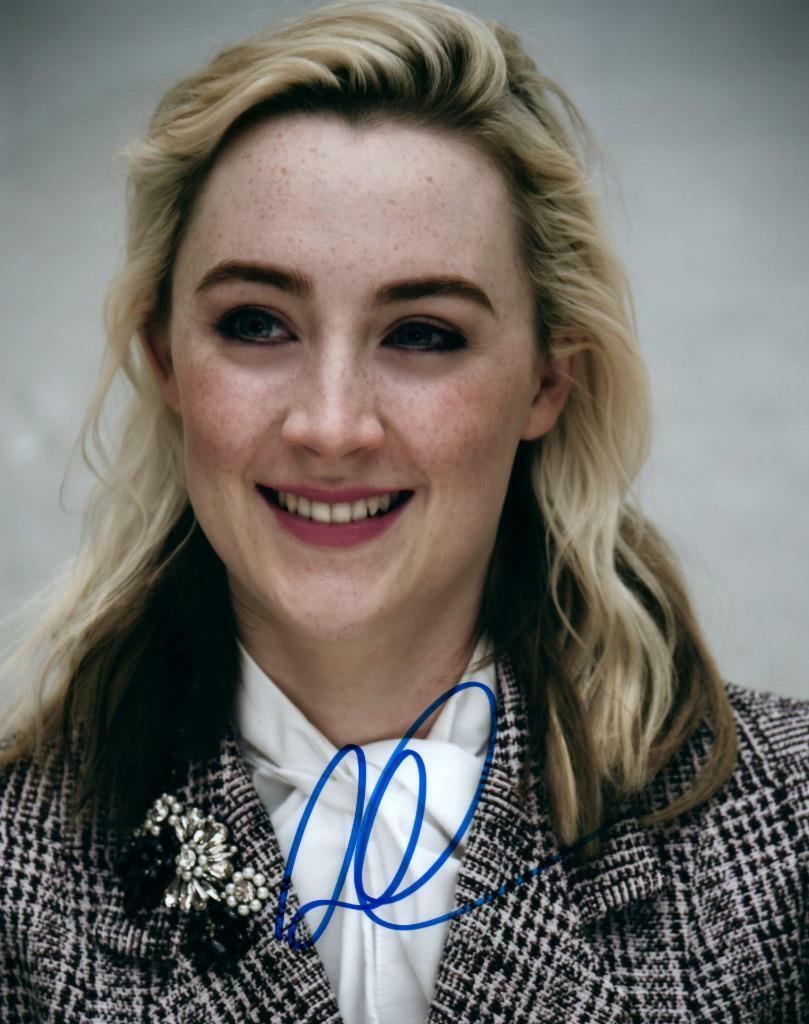 Saoirse Ronan Autographed 8x10 Photo Poster painting signed Picture + COA