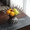ins Korean-Style Stainless Steel Fruit Basket Tray | Reshape Space Aesthetics, Brighten Lifestyle