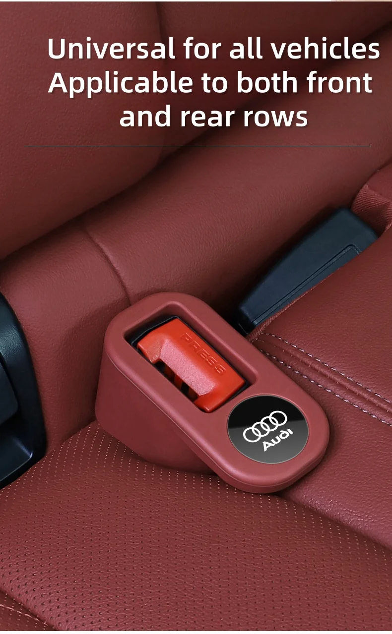 Car Seat Belt Socket Protector Silicone Cover Fixer