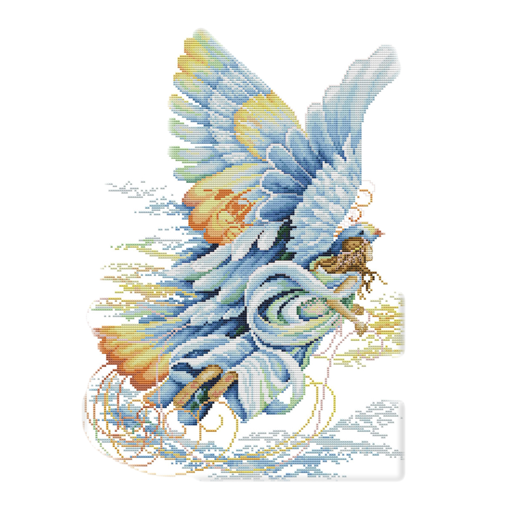 

Angel - 14CT Stamped Cross Stitch - 35*47CM, 501 Original