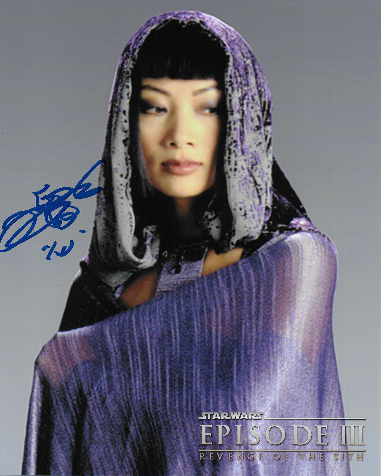 Bai Ling Star Wars Original Autographed 8X10 Photo Poster painting