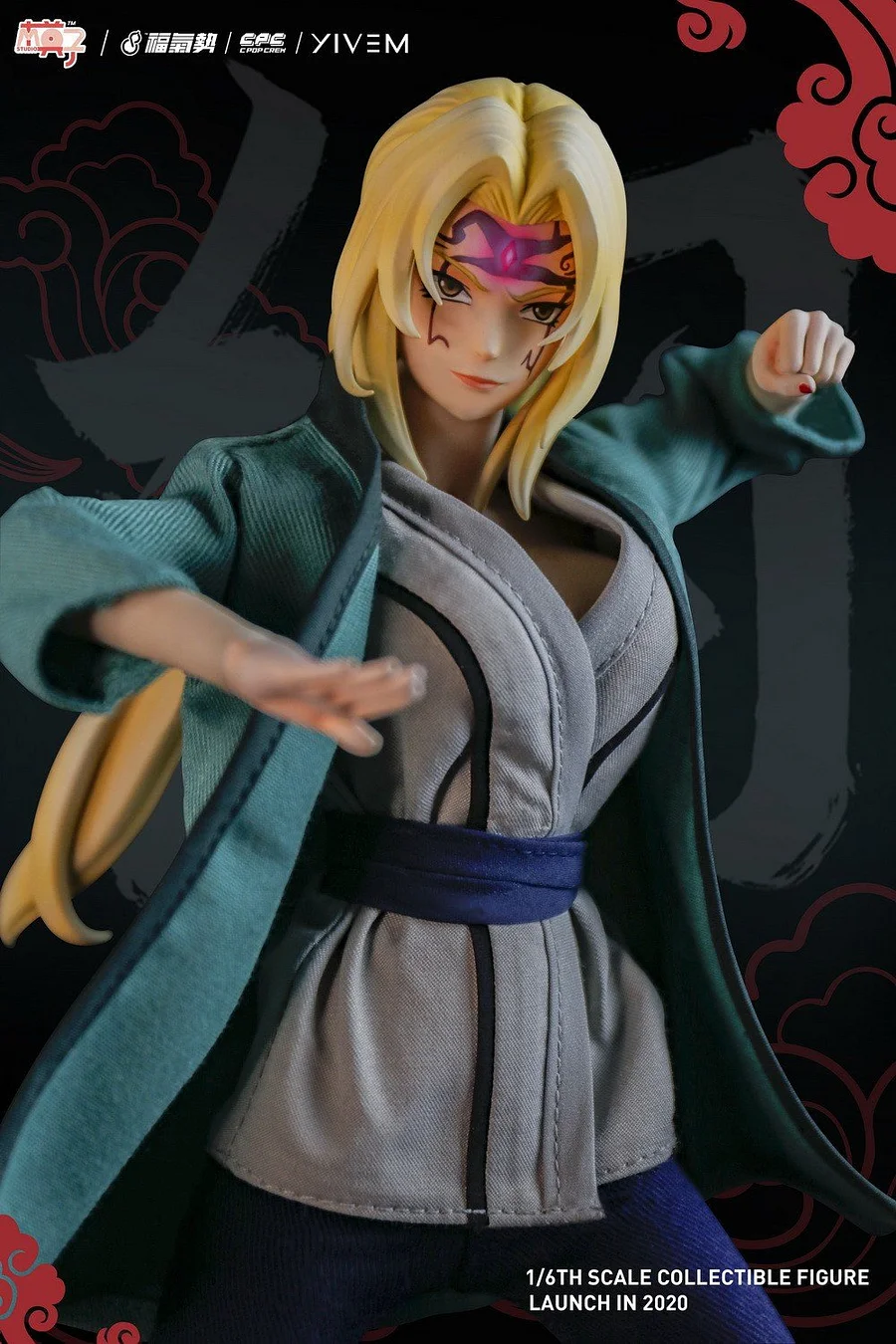 In-stock 1/6 Scale Tsunade Ninjutsu Gang Figure by MOZ