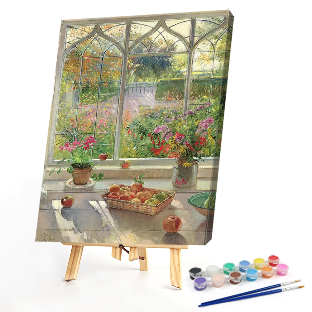 

40*50CM - Paint By Numbers - Garden, 501 Original
