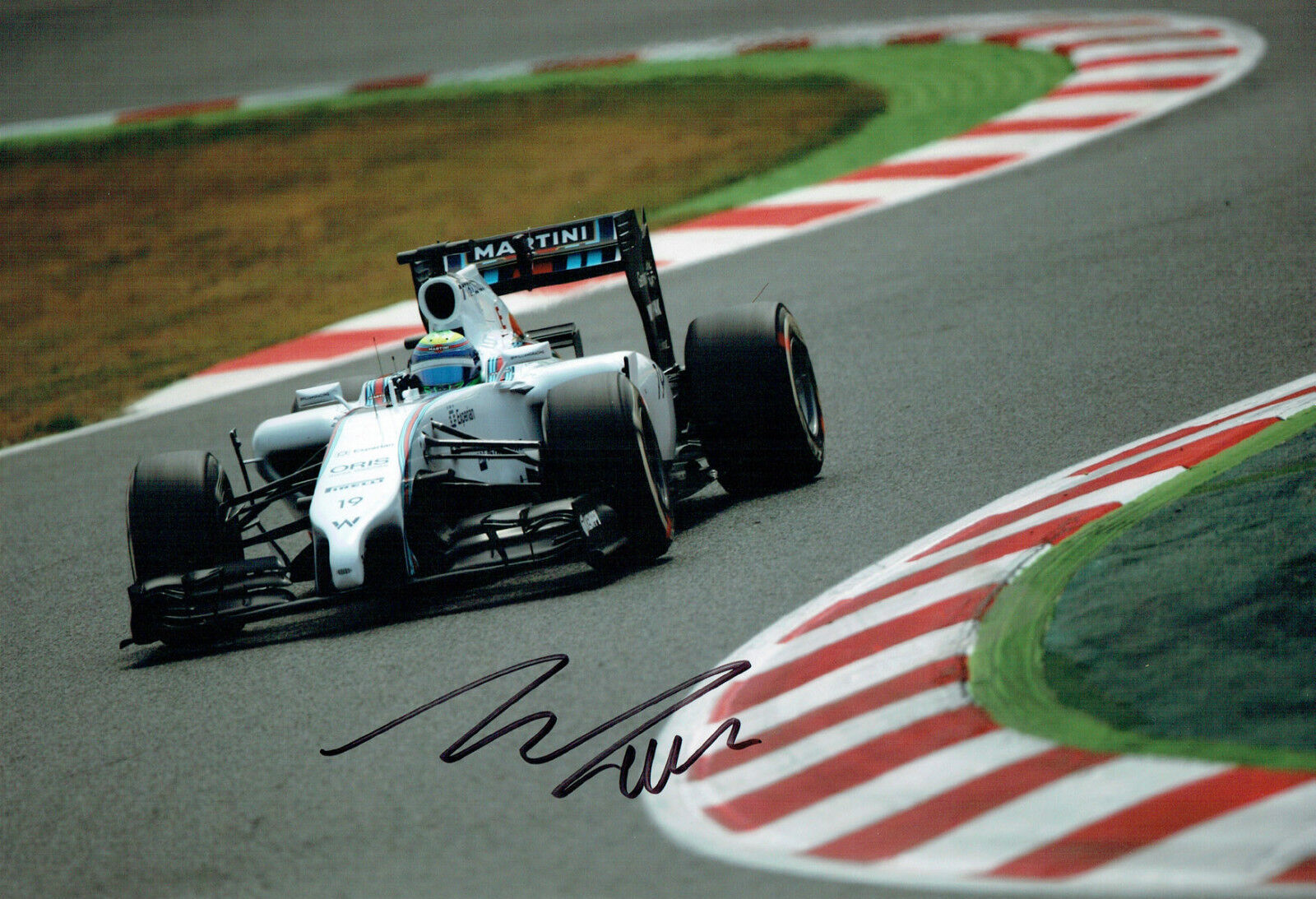 Felipe MASSA Signed Autograph Brazilian Driver 12x8 Photo Poster painting Autograph AFTAL COA