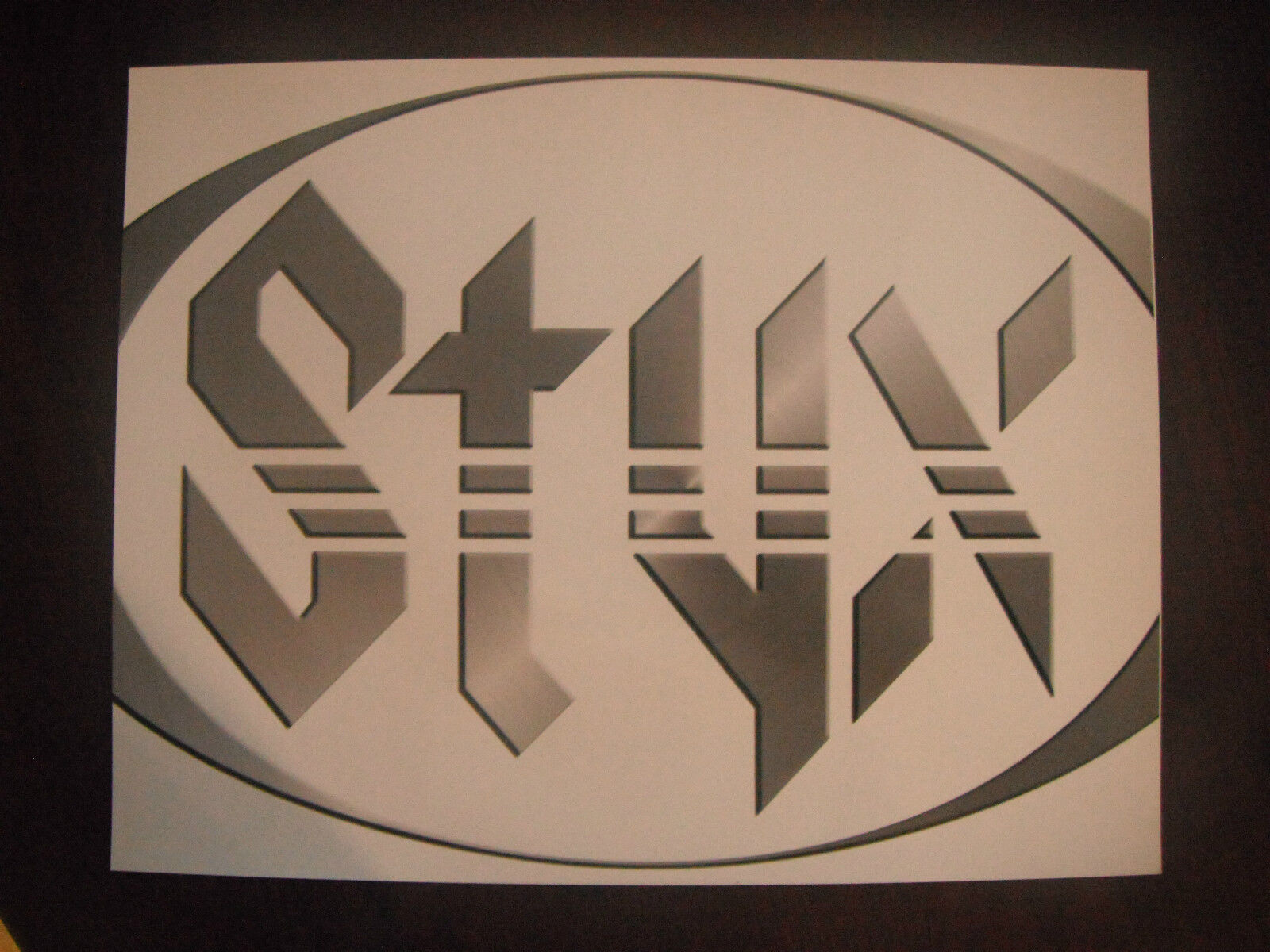 Styx B&W 11x14 Promo Photo Poster painting Music