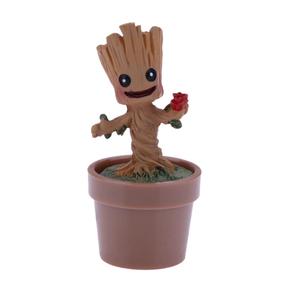 

Baby Digital Action Mini Garden Flowerpot Red Cliff Tree Man Figure Toys, Roses, 501 Original