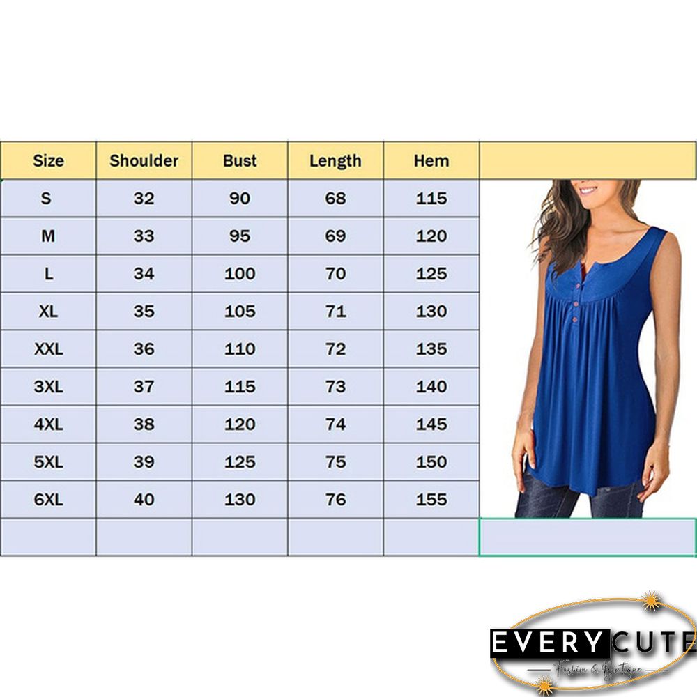 Fashion Women Clothes Spring Summer Casual Sleeveless Camisole Tops Solid Color Cotton Button-down Shirts Ladies Plus Size Loose Cami Tank Top Deep V-neck Halter Blouse