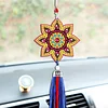 DIY Mandala Diamond Painting Drill Car Ornament Mosaic Bag Decor Pendant Kit