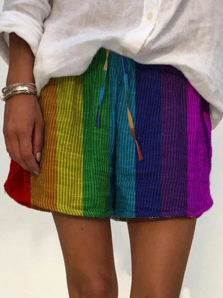 Casual Striped Pants