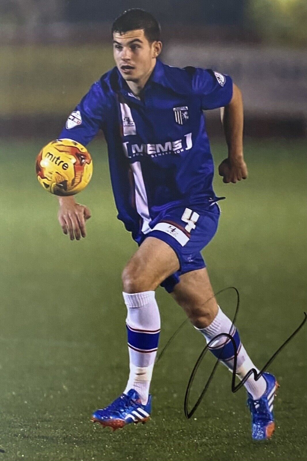 John Egan Genuine Hand Signed Gillingham 6X4 Photo Poster painting