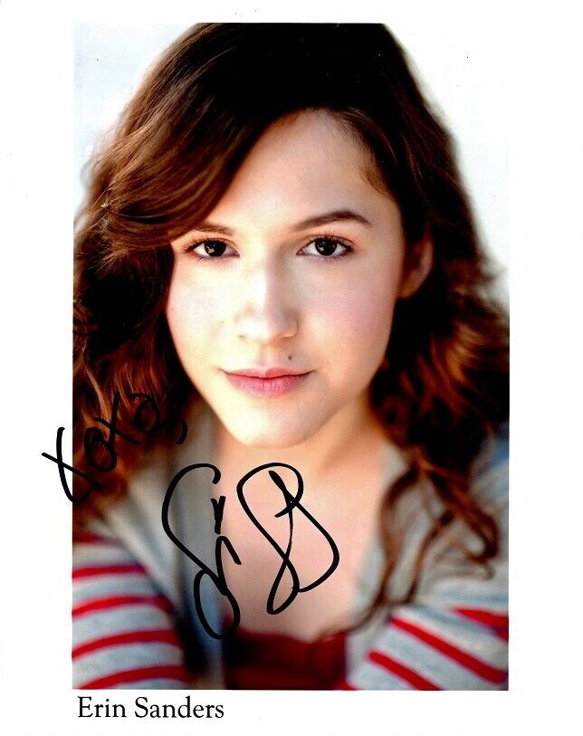 ERIN SANDERS In-person Signed Photo Poster painting