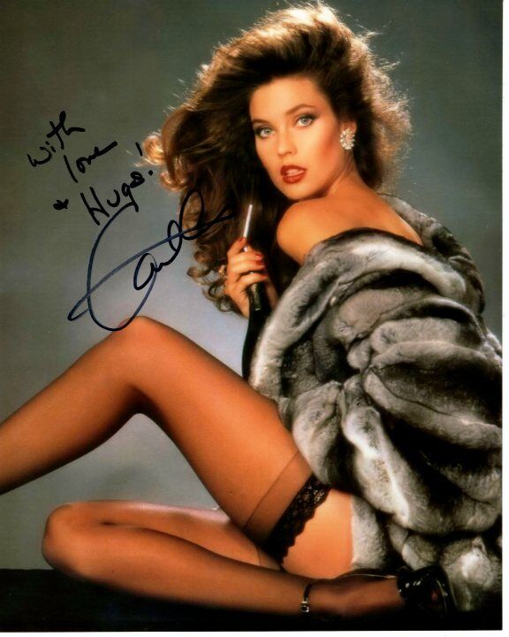 CAROL ALT signed autographed SEXY FUR COAT 8x10 Photo Poster painting