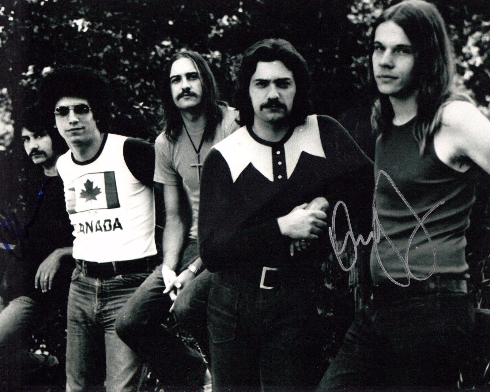 GFA Dennis DeYoung & Chuck Panozzo * STYX * Band Signed 8x10 Photo Poster painting PROOF AD1 COA