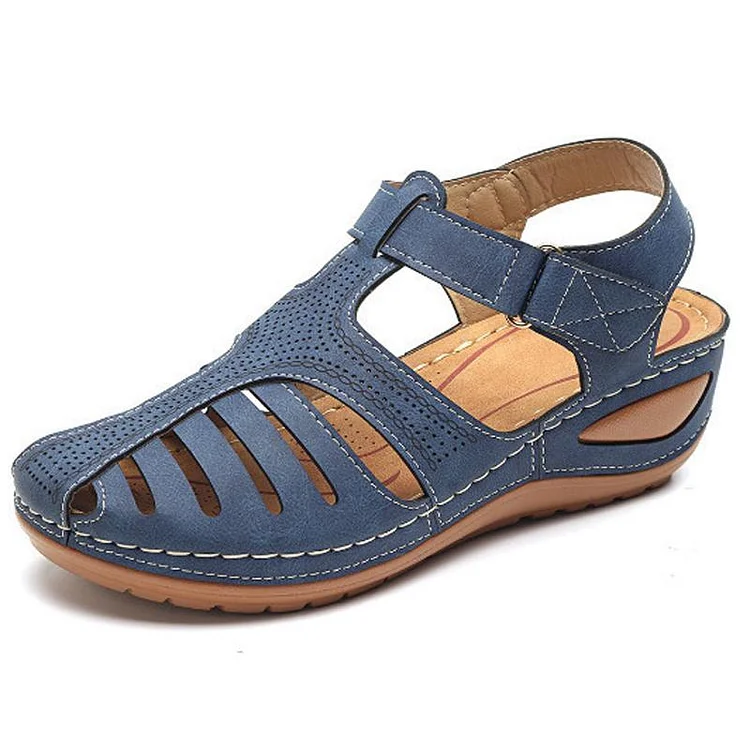 Women's Casual Bohemia Gladiator Comfortable Ankle Strap Wedge Sandals