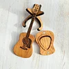LAST DAY 49% OFF  Mini Cute Edition Wooden Guitar Plectrum Case