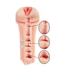 10 Vibrating 3D Realistic Vagina Masturbation Cup