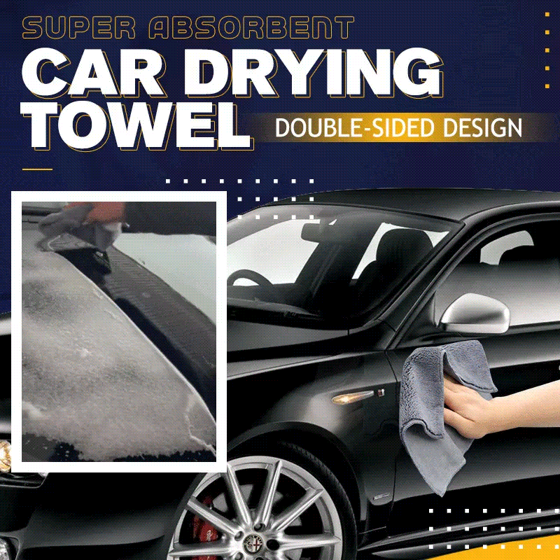 Super Absorbent Car Drying Suede Towel