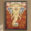 >SALE<5D DIY Special Shape Luminous Diamond Painting Elephant Mosaic Kit (LZYG03)