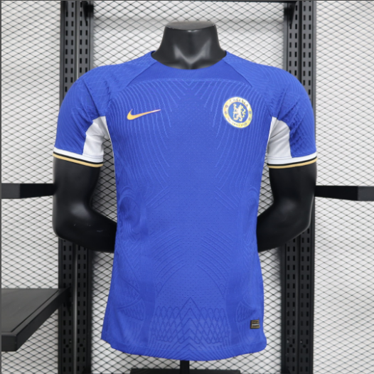 2023-2024 Chelsea Home Player Version Football T-Shirt