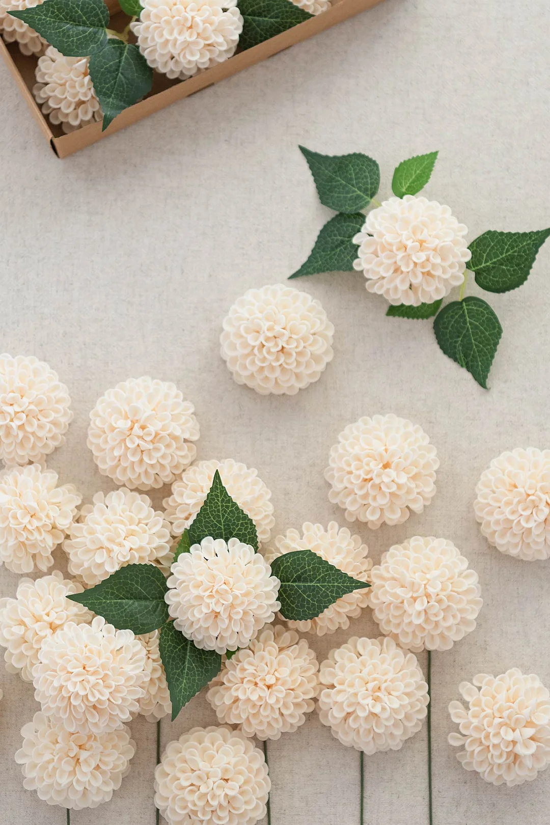 2.5" Foam Dahlia with Stem - 8 Colors