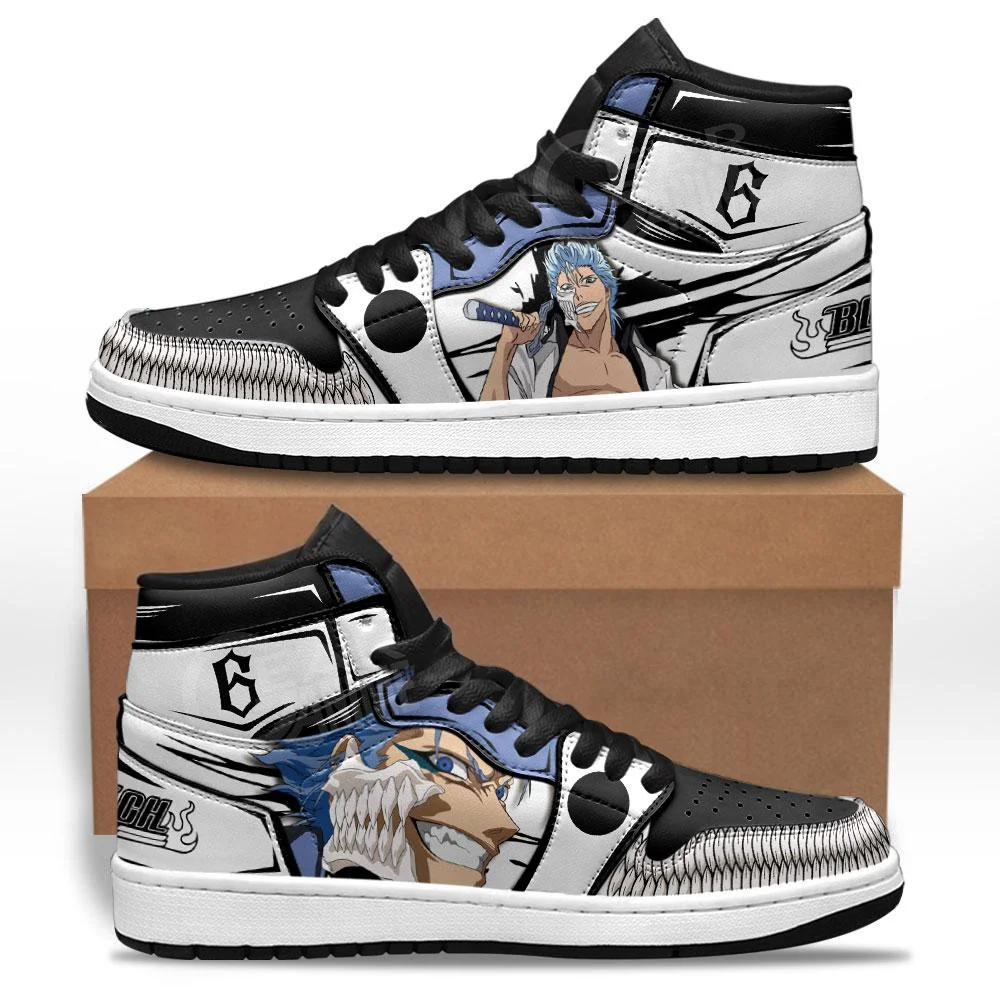 Kingofallstore - Bleach Grimmjow Jaegerjaquez Sneakers Custom Anime Shoes