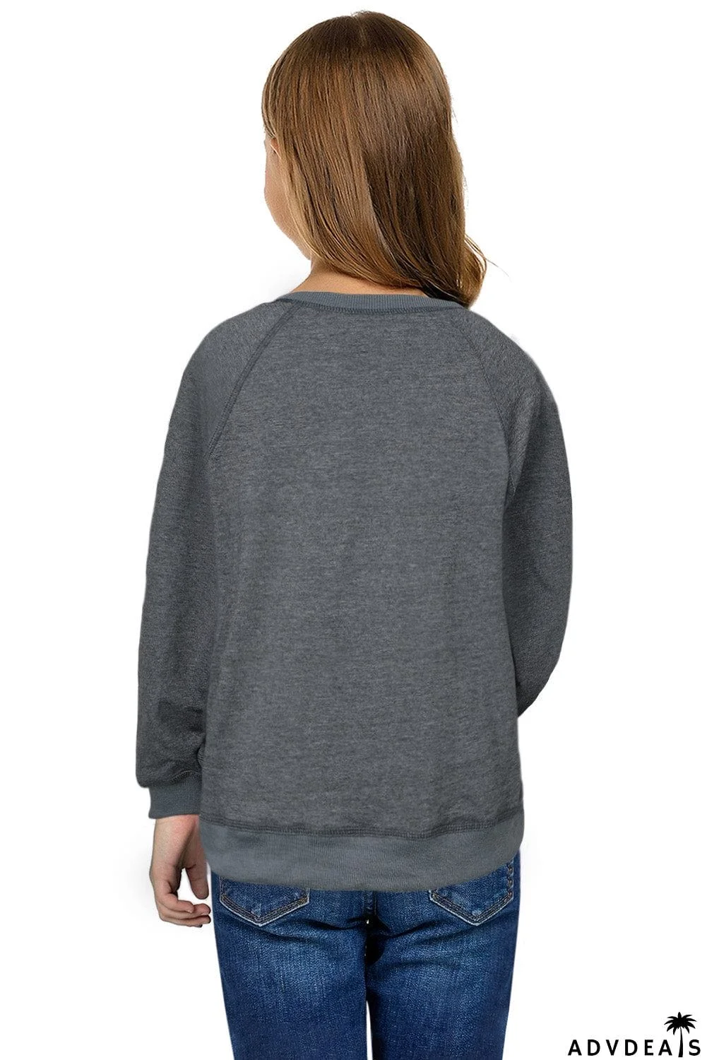 Raglan Sleeve Pullover Kids Sweatshirt