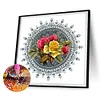 4pcs Diamond Painting -DIY Round Drill Mmandala Bouquet