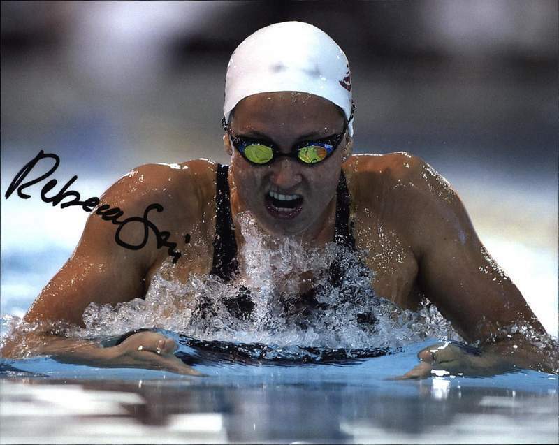 Rebecca Soni authentic signed olympics 8x10 Photo Poster painting W/Cert Autographed 04