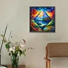 Diamond Painting-DIY Full Round Drill Stained Glass Art Forest