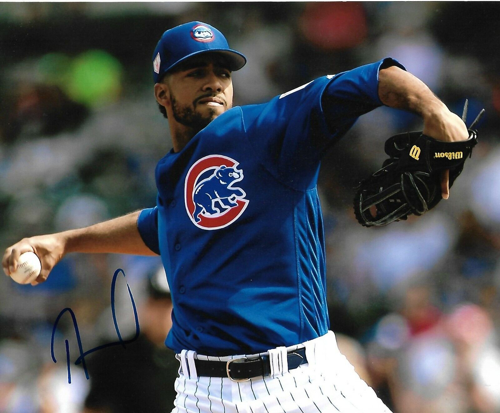 DUANE UNDERWOOD signed autographed CHICAGO CUBS 8X10 Photo Poster painting w/ COA