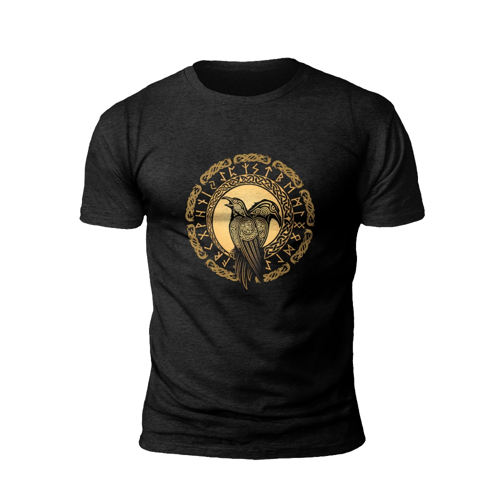 Mystic Raven and Runes T-Shirt