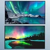 2pcs(70*40cm)Aurora - Full Round Drill Diamond Painting