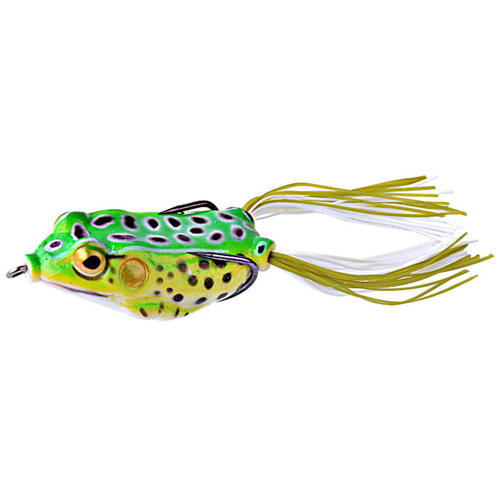 

6cm 14g Topwater Frog Soft Fishing Lure Wobblers Artificial Fishing Bait, Color-4, 501 Original