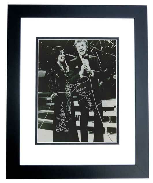 Steve Lawrence + Eydie Gorme Signed Autographed Singer 8x10 inch Photo Poster painting FRAMED