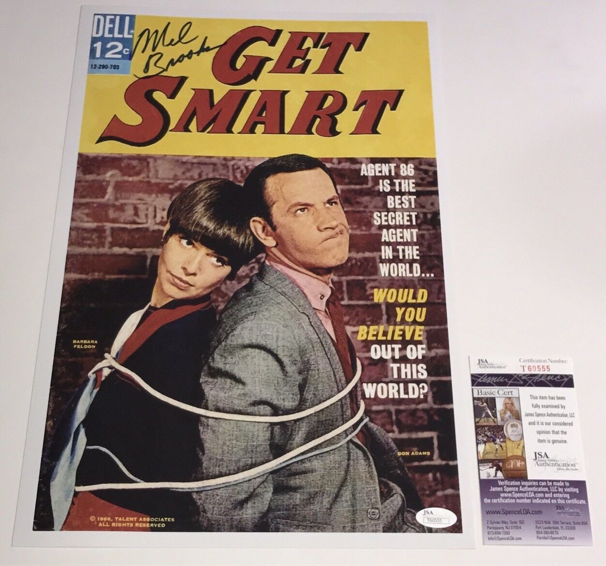 Mel Brooks GET SMART Hand Signed 11X17 Photo Poster painting IN PERSON Autograph PROOF JSA COA