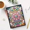 50 Pages A5 Special Shaped Mandala 5D DIY Diamond Painting Notebook Kit